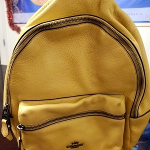 Coach HoneyYellow Mini Backpack